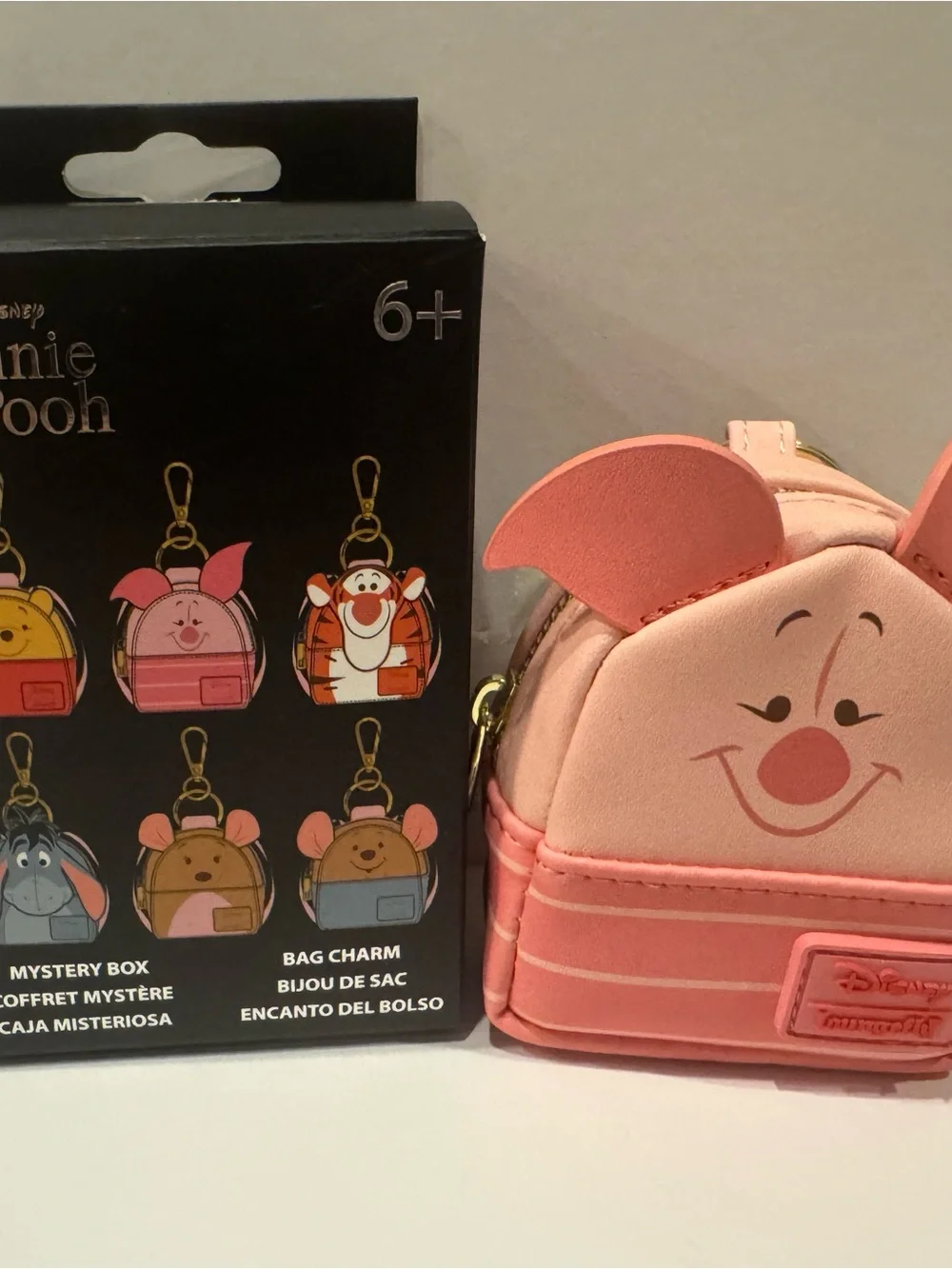 Loungefly Piglet Pink Mini Backpack Bag Charm